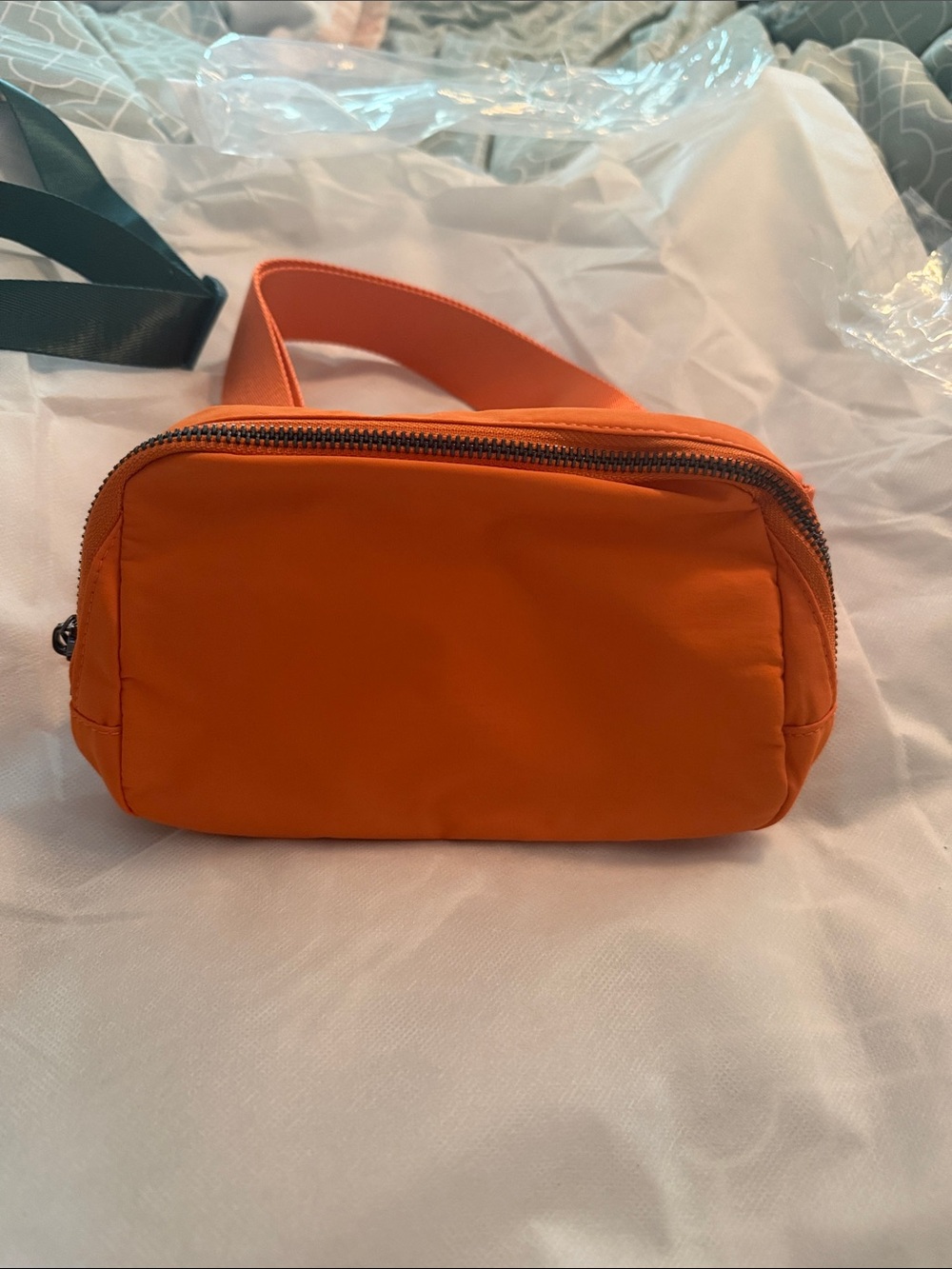 Bright Orange Women's Belt Bag - Hands-Free Sling Pouch